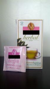 Store-bought natural Neem Tea Bags